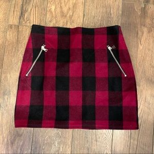 Flannel skirt